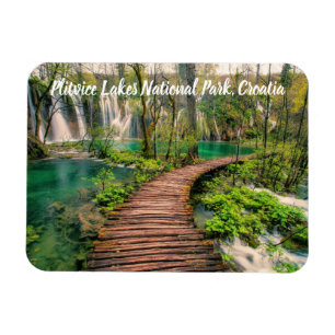 Nationalpark Plitvice Seen Kroatien stilvoll Magnet