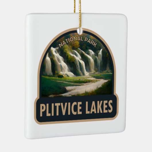 Nationalpark Plitvicer Seen Kroatien Keramikornament (Rechts)