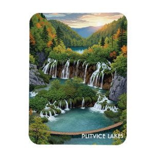 Nationalpark Plitvicer Seen Kroatien Magnet