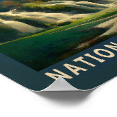 Nationalpark Plitvicer Seen Kroatien Poster (Ecke)