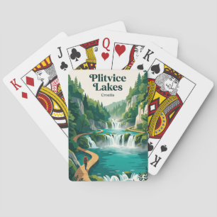 Nationalpark Plitvicer Seen Kroatien Spielkarten