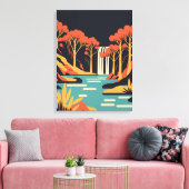 Nationalpark Plitvicer Seen Leinwanddruck (Insitu (Wohnzimmer))