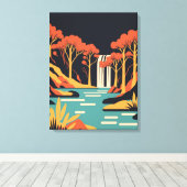 Nationalpark Plitvicer Seen Leinwanddruck (Insitu (Holzboden))