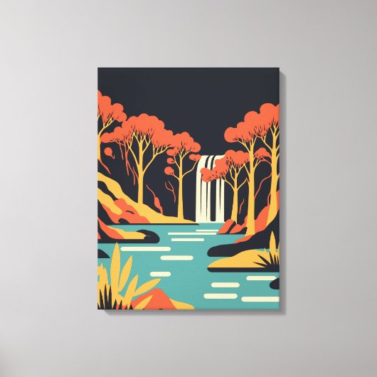 Nationalpark Plitvicer Seen Leinwanddruck (Vorderseite)