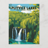 Nationalpark Plitvicer Seen Postkarte (Vorderseite)