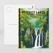 Nationalpark Plitvicer Seen Postkarte (Vorne/Hinten)