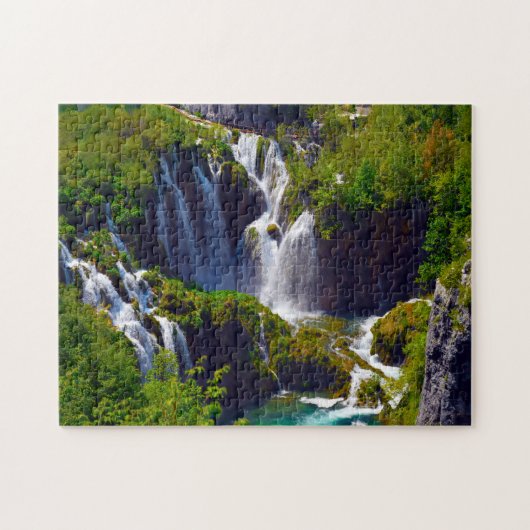 Nationalpark Plitvicer Seen. Puzzle (Horizontal)