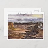 Nationalpark Postkarte (Vorne/Hinten)