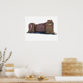 Nationalpark-Postkarte für die Schlucht Poster (Küche)