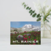 Nationalpark Rainier, Berg Rainier 1 Postkarte (Stehend Vorderseite)