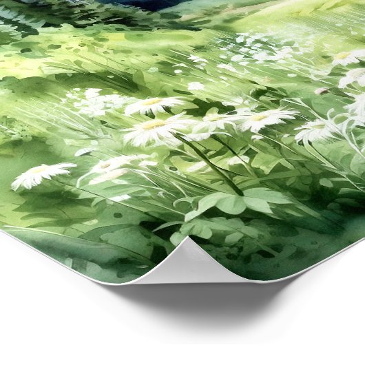 Nationalpark Rainier Poster (Ecke)