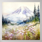 Nationalpark Rainier Poster (Vorne)