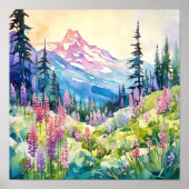 Nationalpark Rainier Poster (Vorne)