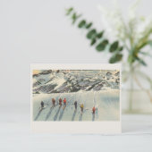 Nationalpark Rainier Skigebiet Mazama Ridge Postkarte (Stehend Vorderseite)