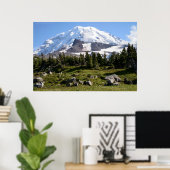 Nationalpark Rainier, WA. Spray Park Poster (Heimbüro)