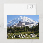 Nationalpark Rainier, WA. Spray Park Postkarte (Vorne/Hinten)