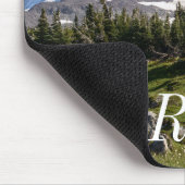 Nationalpark Rainier, WA. Sprühpark Mousepad (Ecke)