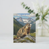 Nationalpark-Reise nach Washington Postkarte (Stehend Vorderseite)