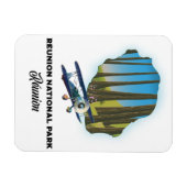 Nationalpark Réunion Magnet (Horizontal)