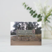 Nationalpark Rocky Mountains, CO, Eintrittsschild Postkarte (Stehend Vorderseite)