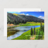 Nationalpark Rocky Mountains, Colorado, Postkarte (Vorne/Hinten)