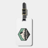 Nationalpark Rocky Mountains Gepäckanhänger (Vorderseite vertikal)