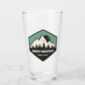 Nationalpark Rocky Mountains Glas (Vorderseite)