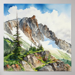 Nationalpark Rocky Mountains Poster