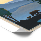 Nationalpark Rocky Mountains Poster (Ecke)