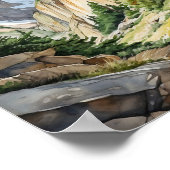 Nationalpark Rocky Mountains Poster (Ecke)