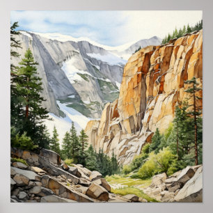 Nationalpark Rocky Mountains Poster