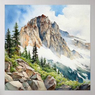 Nationalpark Rocky Mountains Poster