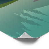 Nationalpark Rocky Mountains Poster (Ecke)