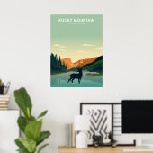 Nationalpark Rocky Mountains Poster (Heimbüro)