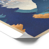 Nationalpark Rocky Mountains Poster (Ecke)