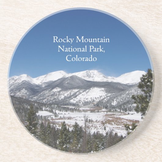 Nationalpark Rocky Mountains, Stonecoaster Colorad Getränkeuntersetzer (Vorne)