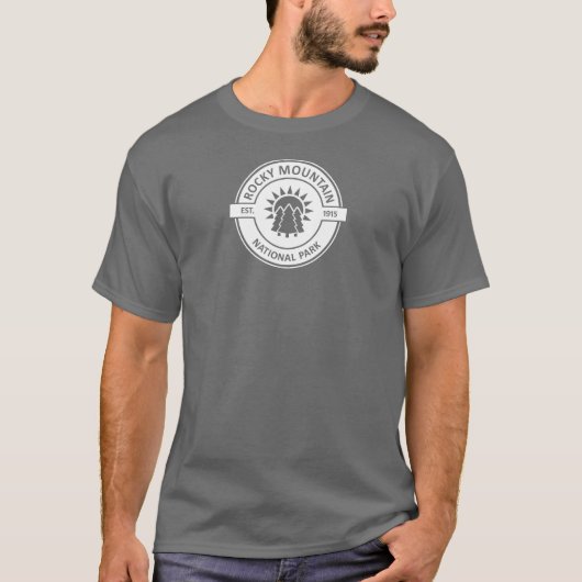 Nationalpark Rocky Mountains T-Shirt (Vorderseite)