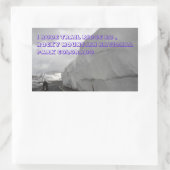 NATIONALPARK ROCKY MOUNTAY RECHTECKIGER AUFKLEBER (Tasche)