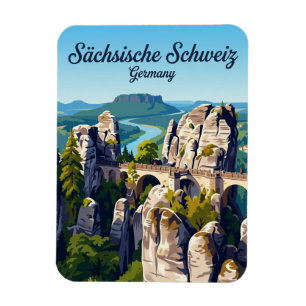 Nationalpark Sächsische Schweiz Deutschland Magnet