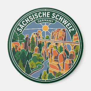 Nationalpark Sächsische Schweiz Deutschland Magnet