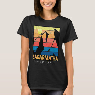 Nationalpark Sagarmatha Everest Tibet Nepal 1976 T-Shirt