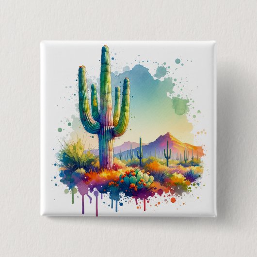 Nationalpark Saguaro Button (Vorderseite)