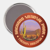 Nationalpark Saguaro (C) Magnet (Vorderseite/Rückseite)