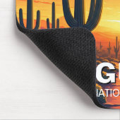 Nationalpark Saguaro Cacti Cactus Mousepad (Ecke)