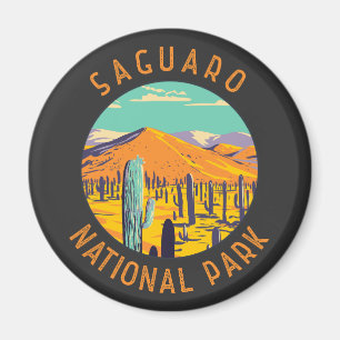 Nationalpark Saguaro Kacti Rennen Magnet