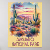Nationalpark Saguaro Poster (Vorne)