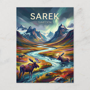 Nationalpark Sarek Schweden Postkarte