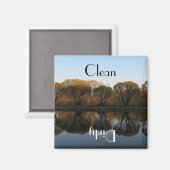 Nationalpark Saubere Geschirrspülmaschine Magnet (Vorderseite/Rückseite)