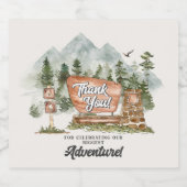 Nationalpark Schaumweinetikett (Einzelnes Label)