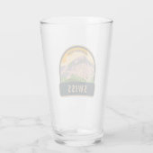 Nationalpark Schweiz Vintag Glas (Rückseite)